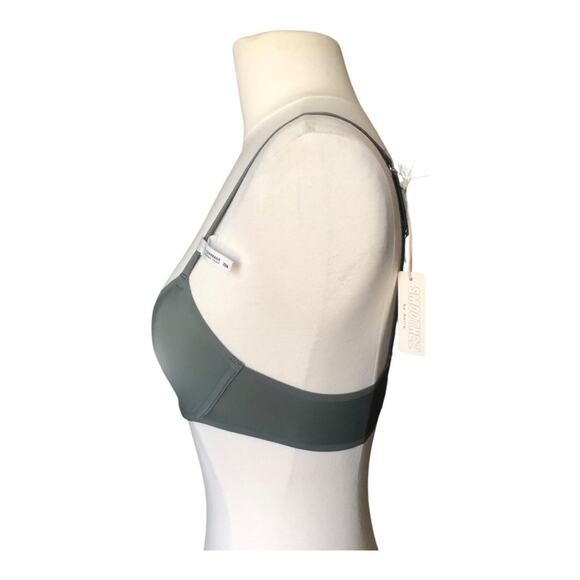 SMOOTHEZ by Aerie Full Coverage Lightly Lined Bra NWT Flexible Wire Green Sz 32A - Picture 4 of 12